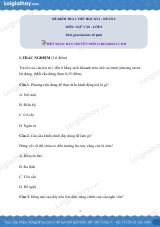 Đề kiểm tra 1 tiết Văn 8 - Đề số 4